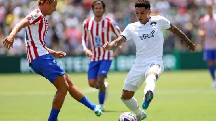 Botafogo perde para o Atlético de Madrid, mas avança no "grupo da morte"