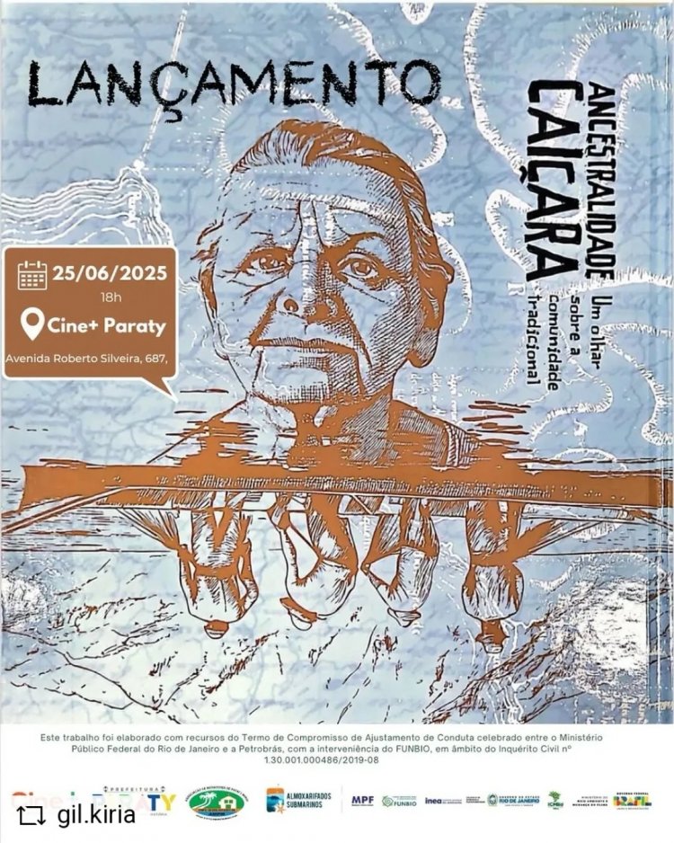 Livro e Documentário produzido pela Associação de Moradores de Paraty Mirim, será lançado nesta quarta-feira
